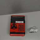 Refasy Piggy Bank Cash Coin Can ATM Bank Electronic Coin Money Bank for Kids Age 3-12, Money Savings Box Mini ATM Coin Bank Toys Gifts for 3 4 5 6 7 8 9 10 11 12 Year Old Boys Girls (Red)