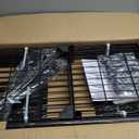 Garment Rack Heavy Duty Clothes Rack for Hanging Clothes,Metal Garment Rack,Freestanding Clothing Rack,Adjustable Custom Closet Rack,54" L x 13.8" W x 75.8" H, Max Load 750LBS,Black