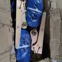 4Pack 4 inch Ratchet Straps Flatbed 4x30 Truck Strap with Flat Hook for Flatbed Trailer Winch Strap Heavy Duty 4 inch Ratchet Straps Flatbed Blue