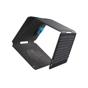 Anker Solix PS30 Solar Panel, 30W Foldable Portable Solar Charger, IP65 Water and Dust Resistance, Ultra-Fast Charging, Charges 2 Devices at Once, for Camping, Hiking, and Outdoor Activities.