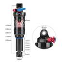 AO-8RC DNM Mtb Rear Shock Mountain Bike Air Rear Shock With Lock Out - Adjustable Air Pressure - Damping adjustment (190 x 50 mm (7.48" x 1.97"))