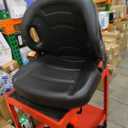SEATIN Universal Forklift Seat W/ Switch, Retractable Safety Belt fits Toyota Forklift Aftermarket, Tractor, Skid Loader, Excavator, Dozer, Backhoe, Telehandler, UTV, ATV