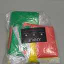 Juvale Rain Ponchos for Adults - One Size (50 x 39.4 In) Hooded Plastic - 5 Vibrant Colors - 20-Pack Disposable Ponchos Family Pack for Camping, Hiking & Travel