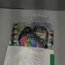 Mardi Gras Shawl Scarf Cape Costume Party Favor Accessories Sequins Mardi Gras Poncho For Women (Green Gold Purple-1pcs), One Size