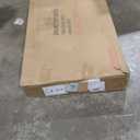 VECELO Upholstered Platform Twin Bed Frame with Fabric Headboard for Kids, Wooden Slats Support/No Box Spring Needed/Mattress Foundation, Dark Green