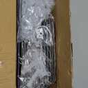 SONGMICS 10-Tier Shoe Rack, Shoe Storage Cabinet with Dustproof Cover, Free-Standing Storage Organizer for Closet, Entryway, Hold 20 Pairs of Shoes, for Sneakers, High Heels, Gray URXJ034GN02 (Grey)