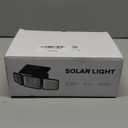 2500LM Solar Lights Outdoor with Motion Sensor,3 Head 270 Wide Angle Street Area Lights, IP65 Waterproof Security Lighting with 3 Modes(Non-Remote,2 Pcs)