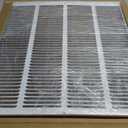 20x20 Return Air Grille(Duct Opening Size),Air Return Vent Cover,Flat Vent Cover,Rejillas De Aire Acondicionado para Casa,Return Air Grilles,Outer Dimensions:21.75"Wx21.75"H(20"Wx20"H, Duct Opening)