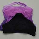 Tempt Me Two Piece Tankini Bathing Suits for Women One Shoulder Swim Top with Bottom Swimsuits (Large, Purple Gradient)