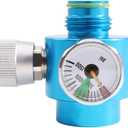 New Paintball Inner Thread,CO2 Cylinder Tank,On/Off Valve with 1500Psi Gauge,G1/2-14
