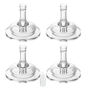 Sippy Nipples for Philips Avent AntiColic Baby Bottles, Transition Cup Food Grade Silicone Soft Straw Nipple 8m+, Pack of 4