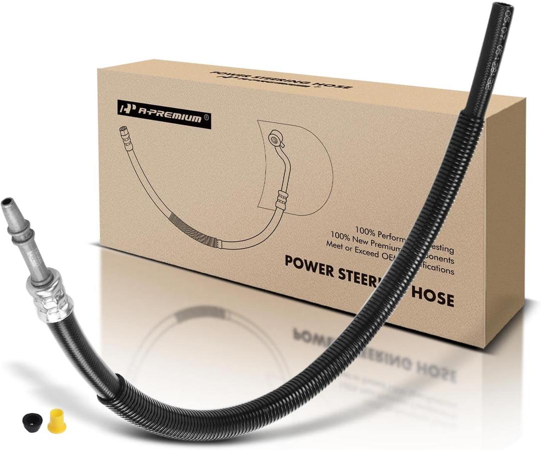 A-Premium Power Steering Return Hose Line Assembly Compatible with Chevrolet Tahoe, Avalanche, Silverado 1500 2500 HD 3500 HD & GMC Yukon XL 1500 & Cadillac Escalade ESV, Gear To Cooler