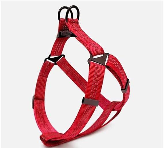 1PC Reflective No - Pull Dog Harness: Soft Adjustable Comfort for Outdoor Walking Training, Red, XL