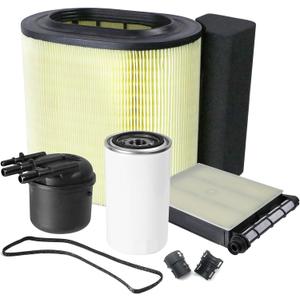 6.7L Powerstroke Diesel FD4625 Fuel Filter FL2124S Oil Filter FA1927 Air Filter Compatible with 2017 2018 2019 Ford F250 F350 F450 F550 Super Duty V8 Engine # FD-4624 HC3Z-9601-A BC3Z-6731-B