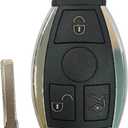 Car Key Fob Replacement for Mercedes-Benz Smart Keyless Entry Remote Control NEC BGA 2000+ Years FCCID:IYZ3312, IYZDC;by Auto Key Max (Single)