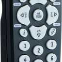 GE Universal Remote Control for Samsung, Vizio, LG, Sony, Sharp, Roku, Apple TV, RCA, Panasonic, Smart TVs, Streaming Players, Blu-ray, DVD, 3-Device, Black, 34456