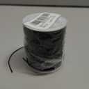 Elastic String for Bracelets, Selizo Elastic Cord for Jewelry, Stretchy String for Necklace Making, Beading and Sewing (1.2 MM, 109 Yards, Black)