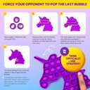 Fidget Poppers Pack 50 Pcs Fidget Toys, Party Favors for Kids 8-12, Stocking Stuffers, Bulk Sensory Toys for Classroom Treasure Box Prizes, Goodie Bags, Birthday Gifts