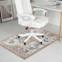 RccugmatS Chair Mat for Hardwood & Tile Floor, 36" x 48" Heavy Duty Office Chair Mat Floor pad for Rolling Chairs, Anti Slip, Non-Curve, Floor Protector for Home Office, Pink