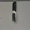 AIZESI Tension Rod 24 to 46 Inch, 1Pcs Black Tension Curtain Rod, Adjustable Spring Tension Rod No Drilling for window，kitchen，closet，doorway