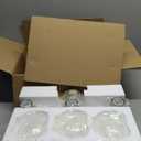 Indoi 3-Light Bathroom Light Fixtures, Brushed Brass Bathroom Lights Over Mirror with Clear Glass Globe Shade, Vanity Lights for Bathroom Kitchen Living Room Hallway Cabinet Bedroom Porch