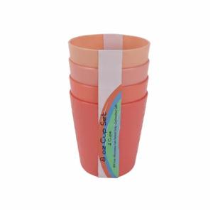 Little Table Wheats Straw Cup Set Unbreakable Milk Juice and Water Cup Serving Drinking Cups, 3 Pack