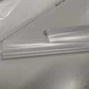 2-Pack Frameless Shower Door Bottom Seal (1/4'' X 39'') Clear Glass Shower Door Sweep Strip can Covers up to 23mm Gap - Stop Leaks