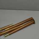 16 inch Table Legs, Wood Furniture Legs Set of 4, Replacement Mid Century Style Coffee Table End Table Chair Legs Desk Legs with Mounting Screws, Walnut