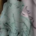 YnM 25lbs Weighted Blanket for Adults, Heavy Bed Throw Blanket with Cooling Glass Beads for All Season Use, Ideal for ~240lbs (60x80 Inches, Queen, Mint Green)