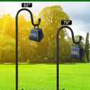 Ottsuls Shepherd-Hooks Adjustable for Bird-Feeder Lantern Plant-Hook Garden-Stake - Plant Stand Hanger for Outdoor Flower Basket, Bird Feeder Hanger Weddings Decor