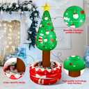 Jetec 4.17 ft Inflatable Christmas Tree Coolers Drink Beverage Inflatable Cooler Christmas Decorations Party Supplies for Home Garden Lawn Holiday Winter Party Decorations(Tree)