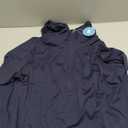 HDE Beach Coverups for Women UPF 50 Long Sleeve Swim Cover Up Dress with Hood Quick Dry Sun Protection Tunic with Pockets (Large, Maritime Navy Blue)