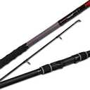 Fiblink Surf Fishing Rod 2 Piece Portable Travel Spinning Rod Saltwater Surf Rod 9'