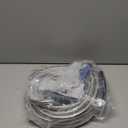 SPECILITE 25ft 304 Stainless Steel Garden Hose Metal, Heavy Duty Water Pipe with Nozzles for Yard, Outdoor - Flexible, Never Kink & Tangle, Puncture Resistant (Sliver)