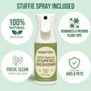 Honeyera Stuffed Animal Storage & Organizer with Stuffies Freshener Spray, Wooden Cute Zoo Toy Holder for Toddler Rooms, Playrooms & Bedrooms