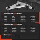A-Premium Front Right Lower Control Arm, with Ball Joint & Bushing, Compatible with Nissan Pathfinder 2013-2020, Infiniti QX60 2014-2020, JX35 2013