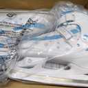 Lake Placid Summit Adjustable Youth Ice Skates, Snowflake, Large (5-8)