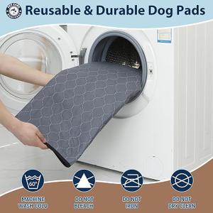 Pads, Washable Pee Pads for Dogs 34x52 In