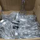 16 Pcs Wedding Centerpieces for Tables, Gold Silver Vase Centerpiece with Chandelier Crystal Metal Flower Stand, Tall Flower Vases for Wedding Party Home Decoration(Silver,21.3)