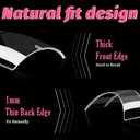 600PCS Short Gel Nail Tips Almond Press on Nails Clear Acrylic Nail Tips Almond Fake Nails, 12 Sizes Half Cover Soft Gel Nails Tips Kit for False Nails Extension Artificial Fingernails -B