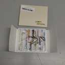 LUMITI 12pcs Crystal Icicle Christmas Tree Ornaments, Glass Beads Hanging Chandelier Pendants for Christmas Party Wedding Winter Decorations (Multicolor)