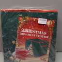 Christmas Ornament Storage Box with Adjustable Dividers Christmas Storage Containers Holds up to 64-3'' Ornament Zippered Ornament Organizer Storage Box Christmas Decoration Storage with Trays