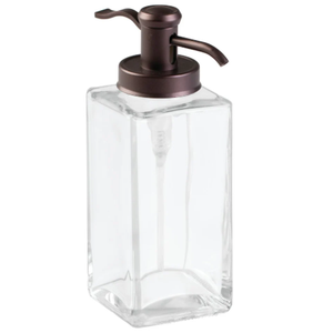iDesign Casilla Foaming Soap Pump - Bronze/Clear 
