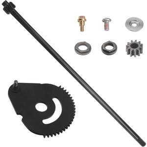 738-0919 617-04094 Steering Shaft w/ Bushing Kit Compatible with MTD Troy-Bilt Craftsman Lawn Mower 247288841 247288810 24728905 w/Steering Gear Bushing, Steering Rod Cap & Screw, Steering Shaft