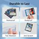 500 PCS Perfect Fit Inner Card Sleeves, Clear Card Sleeves, Exact for Double-sleeving and Compatible with MTG TCG Magic The Gathering Games Trading Cards
