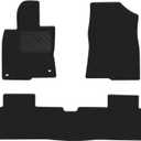 Floor Mats Fit for Honda Civic Sedan 2016-2021 & Hatchback 2017-2021 & Coupe 2016-2020, Custom Fit All Weather Floor Liner, 1st & 2nd Row, Black