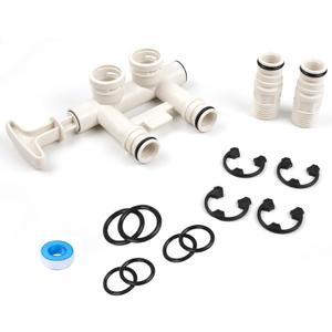 7345388 Water Softener Standard Bypass Valve Assembly Compatible with Whirlpool, Kenmore, EcoPure, GE, Morton, NorthStar