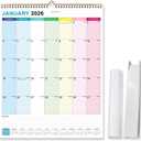 2026 Calendar - 2026 Wall Calendar from January 2026 to June 2027, 22" x 17", Extra Large Wall Calendar 2026-2027 with Thick Paper, Julian Date, Holidays, Large Ruled Blocks