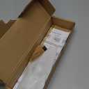 Hibbent Universal Metal Front Mount Toilet Handle Replacement Kit, Brass Toilet Flush Tank Lever with Stainless Steel Flapper Chains for Most Toilets, Chrome