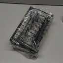 Sinnsally Kitchen Sponge Holder,2 Tier Sink Caddy Organizer with High Brush Holder,Stainless Steel Sink Box Dish Scrubber Holder,Soap Tray for Kitchen Counter Accessories & Storage Rack (Black)